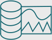 Das Bild zeigt eine Skizze einer Datenbank und sowie eine Auswertung als Funktionsgraph