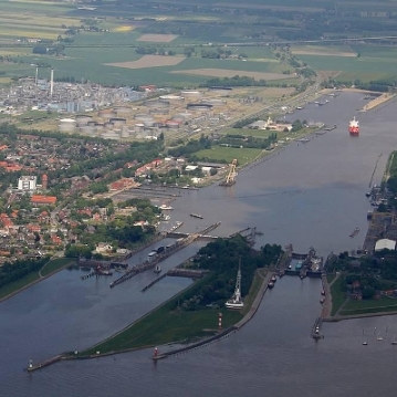 Foto: Schleusenanlage Brunsbüttel