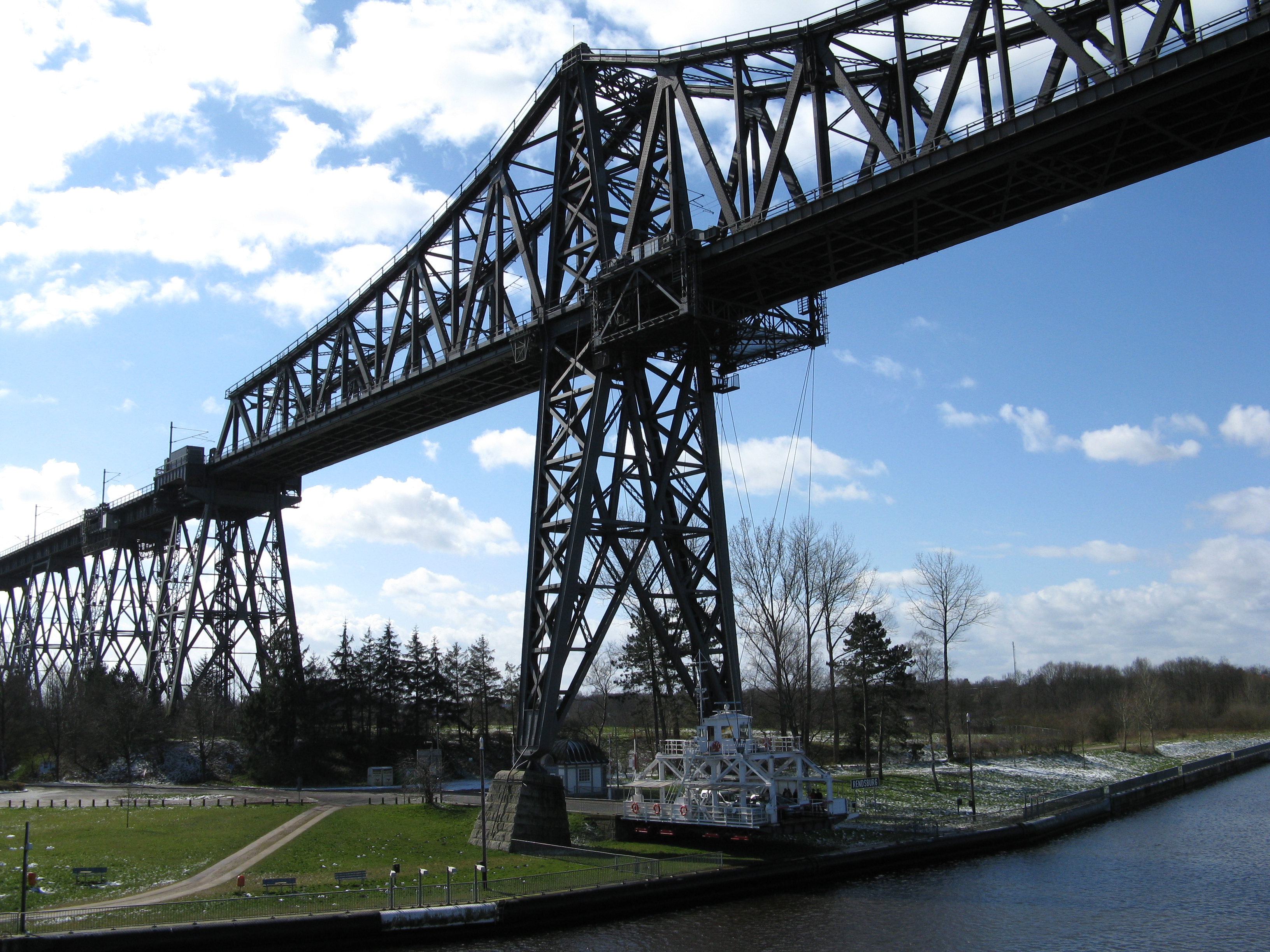 Foto: Eisenbahnhochbrücke Rendsburg