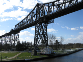 Foto: Eisenbahnhochbrücke Rendsburg