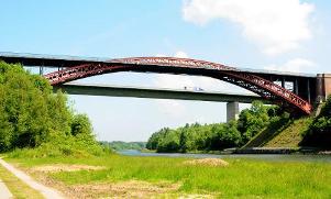 Das Foto zeigt die Levensauer Hochbrücke