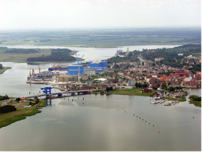 Projektziel: Entwicklung von Hafen und Werft in Wolgast