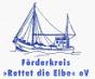 Das Bild zeigt das Logo des Förderkreises "Rettet die Elbe eV"