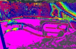 Bild: Wasser-Landgrenzenbestimmung mit LIDAR-Daten bei Geesthacht 