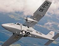 Das Bild zeigt ein Kleinflugzeug mit Laserscanner Das Bild zeigt ein Kleinflugzeug mit Laserscanner